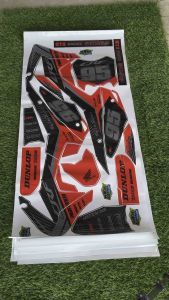 สติ๊กเกอร์สำหรับชุดสี CRF110 กันรอยขีดข่วน กันน้ำ การใช้งานเป็นตัวเลือก สำหรับติดรถ คุณภาพสูง