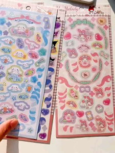 Sanrio Decorative Sticker Kuromi Melody Gooka DIY Waterproof