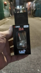 Lampu Utama Depan LED H4 Laser D2 Xcase Senja 2 Warna 30 LED Mata Biru Merah