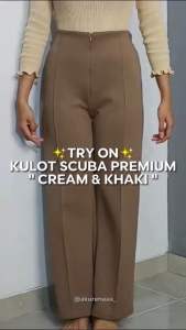Celana kulot formal hightwaist muat bb muat bb40-105