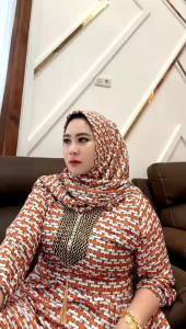 gamis set hijab bordir depan betseller