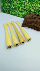 Sedotan once pipa kayu kemuning gading model sirip D62