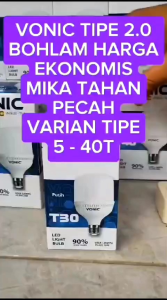 BOHLAM LED / LAMPU LED VONIC HARGA GROSIR 100 PCS