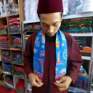 Cukin betawi Scraf Ondel Ondel Selendang Betawi TERMURAH