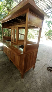 gerobak mie ayam bakso joglo kayu jati