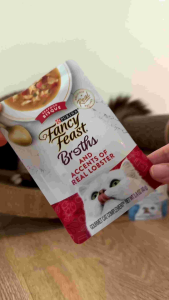 [Bundle of 16 Pouches/ MIXABLE] Fancy Feast Cat Classic Broths for Cats | Cat Wet Food
