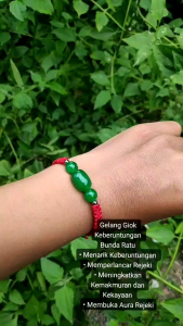 Gelang Giok Mix Batu Alam / Natural Stone Bracelet