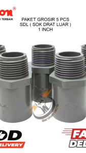 (5 PCS) SOK DRAT LUAR (SDL) 1\" INCH AW PRALON/VALVE SOCKET 1\" AW / SOCK DRAT LUAR 1\" AW / SDL PVC 1\"