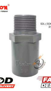SOK DRAT LUAR (SDL)3/4 INCH AW PRALON/VALVE SOCKET 3/4"AW /SOCK DRAT LUAR 3/4"AW/SDL PVC 3/4" PRALON