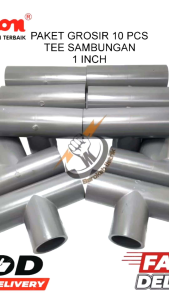 (10 PCS) PRALON TEE 1\" AW/TEE 1\"INCH/CABANG 3/SAMBUNGANG PIPA CABANG 3/FITTING PIPA MEREK PRALON AW