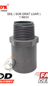 SOK DRAT LUAR (SDL) 1" INCH AW PRALON / VALVE SOCKET 1" AW / SOCK DRAT LUAR 1" AW /SDL PVC 1"PRALON