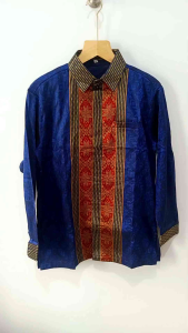 kemeja tenun songket baron