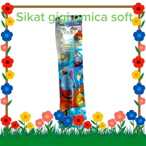 Sikat gigi anak Omica Soft harga SATUAN warna RANDOM