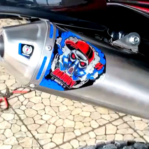 Knalpot Norifumi Rocket4 Badboy Full Bending KLX150 KLX140 CRF150L WR155 DTracker Viar Cross X 150