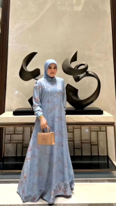 Gamis Dress Brokat Vania oleh Arsyakayla