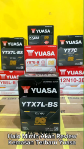 YUASA YTX7L - Baterai Asli Berkualitas Tinggi Untuk Motor CMX 250, CRF 250, KLX 250, YZF R25