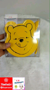 ชาม​หน้า​หมี​พู​ห์​มี​ฝา​ปิด​ 4.75​นิ้ว​(พร้อม​ช้อน)​ เมลามีน​แท้​ ยี่ห้อ​Flowerware​ ผลิต​จากศรี​ไทย​ซุ​ปเปอร์แวร์​