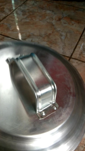 Dandang bubur dandang bakso alumunium tebal 1 mili lebar 40cm tinggi 50cm