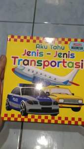 board book aku tahu jenis-jenis transportasi(15×15cm)12 halaman