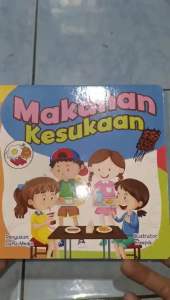 Board book makanan kesukaan (15x15cm)