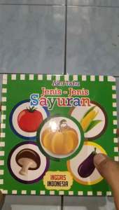 board book anak balita aku tahu jenis-jenis sayuran (15×15cm)