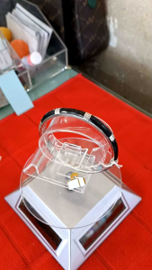 กำไลเงินแท้นิลแท้7มิล เงินแท้ 92.5% ชุบทองคำขาว