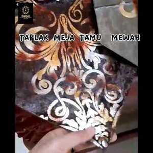Table Runner Taplak Meja Beludru Suede Minimalis Mewah 150 180 210 250 300 350 cm 4 6 8 10 Kursi