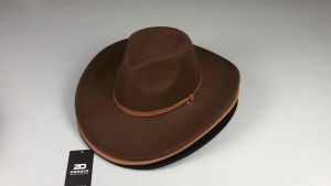 Mũ Cao Bồi Miền Tây Nón Cowboy Nỉ MP071 Vành Rộng 9.5 cm