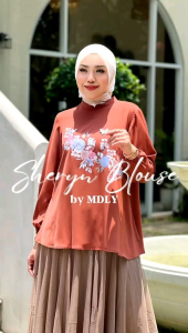 (9) MDLY SERIN  Baju Blouse atasan wanita Sheryn Blouse By Mdly. Nazra Sha
