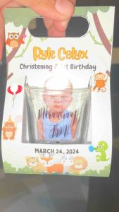 Shot Glass With Holder Souvinir