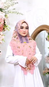 Desvika 688 jilbab instan Khimar motif terbaru premium