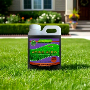 AMINO ACIDS FOR LAWN GREENMAN PREMIUM LIQUID LAWN BIO BOOST STIMULANT NATURAL COMPOST EXTRACT