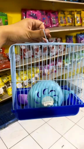 Kandang Hamster 04/tempat tinggal hamster/rumah hamster +bonus makanan