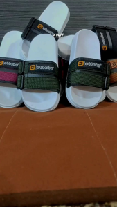 Sandal Selop Pria Wanita Slip On Pria Wanita Distro Premium DENZI ABU