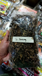 Daun kumis kucing kering - kumis kucing original 100 gr - teh daun kumis kucing - antioksidan - minuman kesehatan herbal