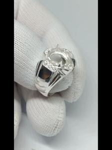 🇲🇾W34 ★Sarung Cincin ★ Silver 925 Ori ★Ring Casting "Grade A" ★Stone size : 8 x 10mm ★±10.00gm
