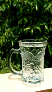 GELAS KOPI/gelas kopi motif bunga/gelas kaca/gelas kembang/cangkir kopi