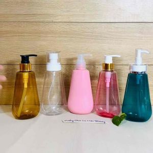 CHAI LỌ CHIẾT MỸ PHẨM -Chai Nhựa Bầu Hồng/Hồng Trong/Hổ Phách/Xanh Lục Bảo  /Trong 200ml Vòi Nhấn Đầy Đủ - Đa Dạng Mẫu