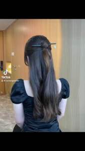 Trâm cài tóc kim loại hình bông hoa tua rua trâm búi tóc khí chất cho cô nàng thanh lịch phong cách cổ trang Trung Hoa
