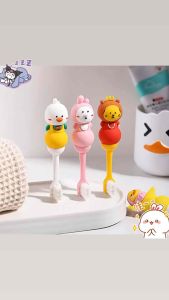 Bàn Chải Đánh Răng Tay Cầm Hình Thú Hình Gấu Có Lông Mềm Mịn Cho Bé Trai Bé Gái