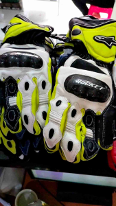 PROMO Sarung Tangan Motor Balap Full Kulit Asli & Protector Termurah di GL Store