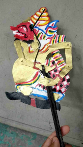Wayang Batara Narada - wayang kulit - ukuran 30 cm