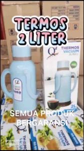Thermos Termos Air Panas Dingin Tumbler JUMBO 2 Liter Q2 8002 TERMOS PLASTIK 8100 free Bubble Wrap