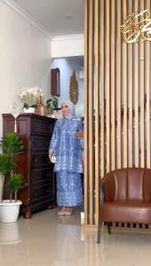 Set Rok Wanita Pesta Kondangan Muslimah Kekinian Mewah Elegan Katun Shimer Silk Bordir Premium