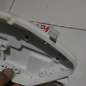 Cover Case Dudukan Rumah Speedometer Supra X125 Old Lama Batman Putih Tulang Sepido Meter