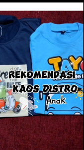 Paket Hemat 3pcs Baju Distro Anak
