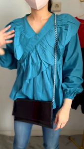 [VEMODE] 06 BLOUSE KOREAN RARA 100% COTTON