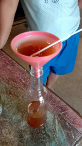 น้ำผึ้งโพรงแท้💯% ขวดละ1กก.