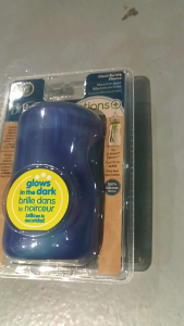 DR BROWNS WIDE-NECK GLASS BOTTLE SLEEVE LIGHT GLOW IN THE DARK 9oz/270ml AC207