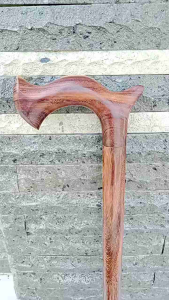 Tongkat jalan kayu Galih asem motif cula A119